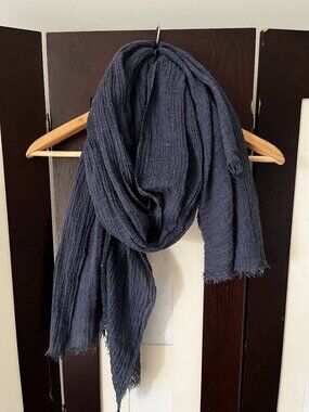 Fat Face Lightweight Textured Cotton Scarf